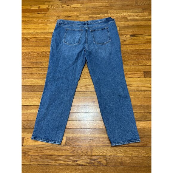 Abercrombie Fitch Womens 90s Straight Ultra High-Rise Jeans Size Plus 24L Tall - Picture 7 of 7